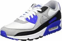 Nike Men's Air Max 90 Trainers White Blue Black Grey CD0881 102