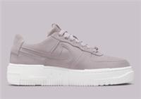Original Nike Womens Air Force 1 Pixel Amethyst Metallic Ash Trainers DQ5570 500