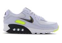 Nike Men's Air Max 90 Trainers White Black Volt Blue DV6819 100