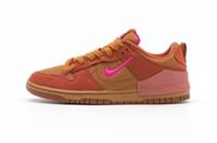 Original Womens Nike Dunk Low Distrupt 2 Desert Bronze Pink Trainers DH4402 200