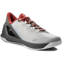 Original Mens Under Armour UA Curry 3 Low Grey Basketball Trainers 1286376 289