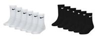 NIKE 3 PAIR LIGHTWEIGHT COTTON CREW SOCKS SPORTS SOCKS CHILD/JUNIOR SIZES 6-1 UK