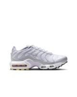 Unisex Nike Air Max Plus GS Tuned 1 TN White Metallic silver Trainers CD0609 108