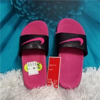 Nike Kawa Children's Slides in Black / Pink (Multiple Sizes Available)