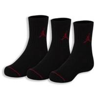 NIKE AIR JORDAN 3 PAIRS OF CREW SOCKS SPORTS SOCKS SIZES 5 INFANTS - 2 JUNIOR