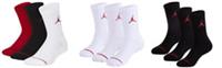NIKE AIR JORDAN 3 PAIRS OF CREW SOCKS SPORTS SOCKS SIZES 5 INFANTS - 2 JUNIOR