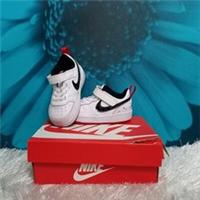 Nike Court Borough Low 2 Toddler's White/Black/Berry Trainers UK 4.5 EU 21 US 5