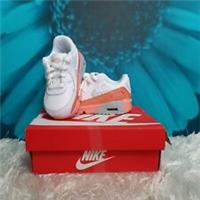 Nike Air Max 90 Leather Toddler's White/Madder Root Trainers UK 5.5 EU 22 US 6