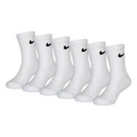 NIKE 3 PAIR COTTON CUSHIONED CREW SOCKS SPORTS SOCKS CHILD/JUNIOR SIZES 6-2 UK
