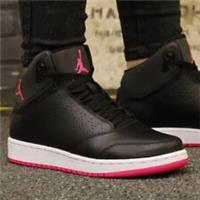 Nike Air Jordan 1 Flight 5 Premium Black Gym Red Size UK 4.5 US 5Y 881438-002