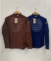 Nike Womens Therma-Fit Zip Top Bronze / Blue 2 Pack Size XS (8) BNWT - XS Regular