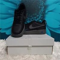 Nike Air Force 1 Low Kids Black/Marina/Grey Trainers, Kids' UK 5 EU 38 US 5.5