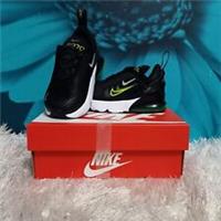 Nike Air Max 270 Infant Black/Volt Trainers, Baby's UK 5.5 US 6C EU 22