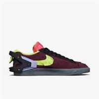 Size UK 6 - Nike Acronym x Blazer Low Night Maroon Trainers Shoes Sneakers