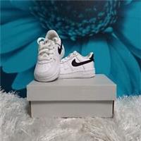 Nike Air Force 1 Low Infants White/Black Trainers, Baby's UK 3.5 EU 19.5 US 4C