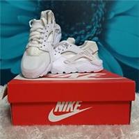 Nike Air Huarache Run Children's Trainers in White, Kids' UK 4 EU 36.5 US 4.5