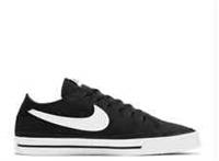 Size UK 6 - Nike Court Legacy Canvas Black Trainers Shoes Sneakers