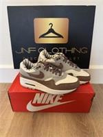Nike Air Max 1 premium Brown & Grey Trainers - Size UK 3.5