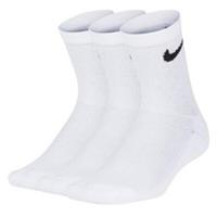 NIKE 3 PAIR COTTON CUSHIONED CREW SOCKS SPORTS SOCKS CHILD SIZES 3 INF-2 JNR UK