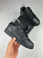Nike Air Jordan 1 Low GS | Black/Black Black | 553560-093 | FREE SHIPPING ?