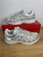 Womens Nike P-6000 Trainers White Grey UK 6.5