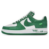 Louis Vuitton Nike Air Force 1 Low By Virgil Abloh White Green