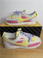 Womens Nike Cortez x Union LA Trainers Beige Yellow UK 6 RRP £115