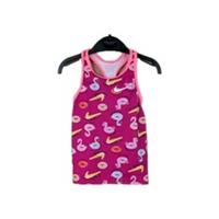 Nike Swim Top Girls Age 5 To 6 Years Pink Unicorn Beach Summer Pool Doughnut
