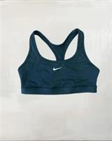 Black Nike Swoosh Sports Bra - Size - 10 (S) - BNWT - RRP £32.99 - S Regular
