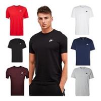 Nike Men's T-Shirt Cotton Crew Short Sleeved Casual Gym Tee Top Various Sizes - L Regular