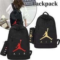 Nike Air Jordan Sports Backpack Travel Rucksack w/ Adjustable Shoulder Strap NL6