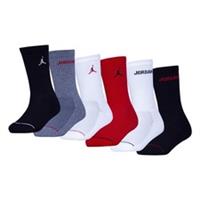 NIKE AIR JORDAN 3 PAIR OF CREW SOCKS SPORTS SOCK SIZES 5 INF - 4 JUNIOR AGE 3-10