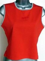NIKE WOMENS RUNNING GYM FITNESS TANK TOP, RED SLEEVELESS TOP, VEST SIZE 10, 12 - S Regular