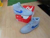 BNWB NIKE EBERNON MID PREM - GREY - BASKETBALL TRAINERS UK SIZE 7
