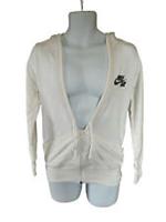 Nike Womens Half Zip Hoodie - White