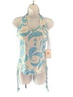 Nike Womens 'ACG' Vest Top Floral - Blue/White - Size Medium - M Regular