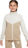 Nike Sportswear Full Zip Jacket Juniors Girls Beige Size UK Large Girls (RefR25)