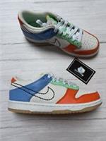 UK6 Nike Dunk Low Nike 101 (GS) White-Safety Orange Trainers£Brand New£Fast££