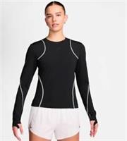 Nike Run Division Long Sleeve T Shirt Womens Black Size UK 10 (RefR23) - S Regular