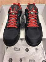 Mens Nike Air Jordan 5 Retro Low SP - DM4640 036 - Black Classic Jade Fire Red
