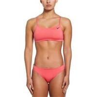 Nike Essential Racerback Bikini Top Womens Coral Size UK 14 (RefX52) - 14 Regular