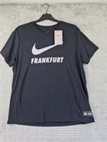 Nike Frankfurt Dri-Fit Black T-Shirt Size XL Womens BNWT - XL Regular