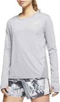 NIKE Long-sleeve T-shirt Nike WOMEN MILER TOP SIZE LARGE AJ8126-056 - L Regular