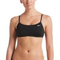Nike Swoosh Bikini Top Womens Black Size UK 8 (Ref7) - 8 Regular