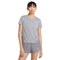 Nike Womens Dry Miler Running T-Shirt Dark Grey Heather SIZE LARGE - AJ8121-056 - L Regular