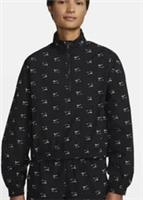 Nike Air 1/4 Zip All Over Print Pullover Womens Black Size UK 2XL (RefR3)
