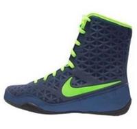 Nike KO Boxing Shoes Mens Navy/Green Size UK 12 (RefE28)