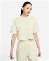 Nike SIZE SMALL Sportswear Women's Beige Short sleeve Jersey Crop Top CJ3758-104 - S Regular