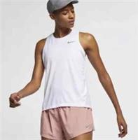 Nike Dri-Fit Miler White Activewear Running SIZE M - AJ8102-100 Women's Tank Top - M Regular