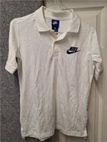 Nike 147 - 158 CM Large Boy's White Polo Shirt